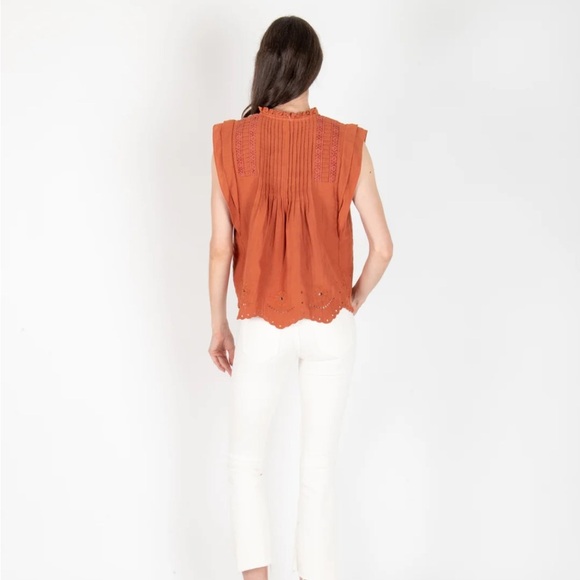 NWT secret mission Tessa top in Rust M - Picture 3 of 10